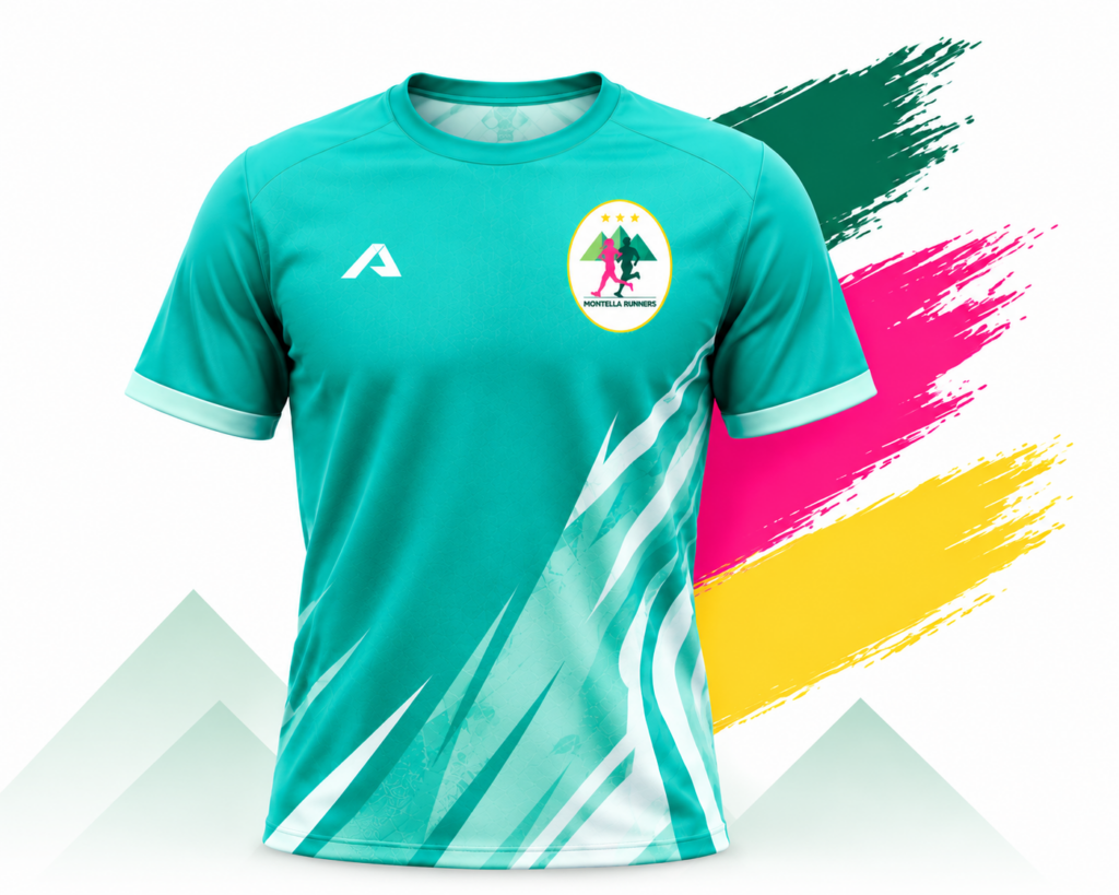 maglia running montella colorata